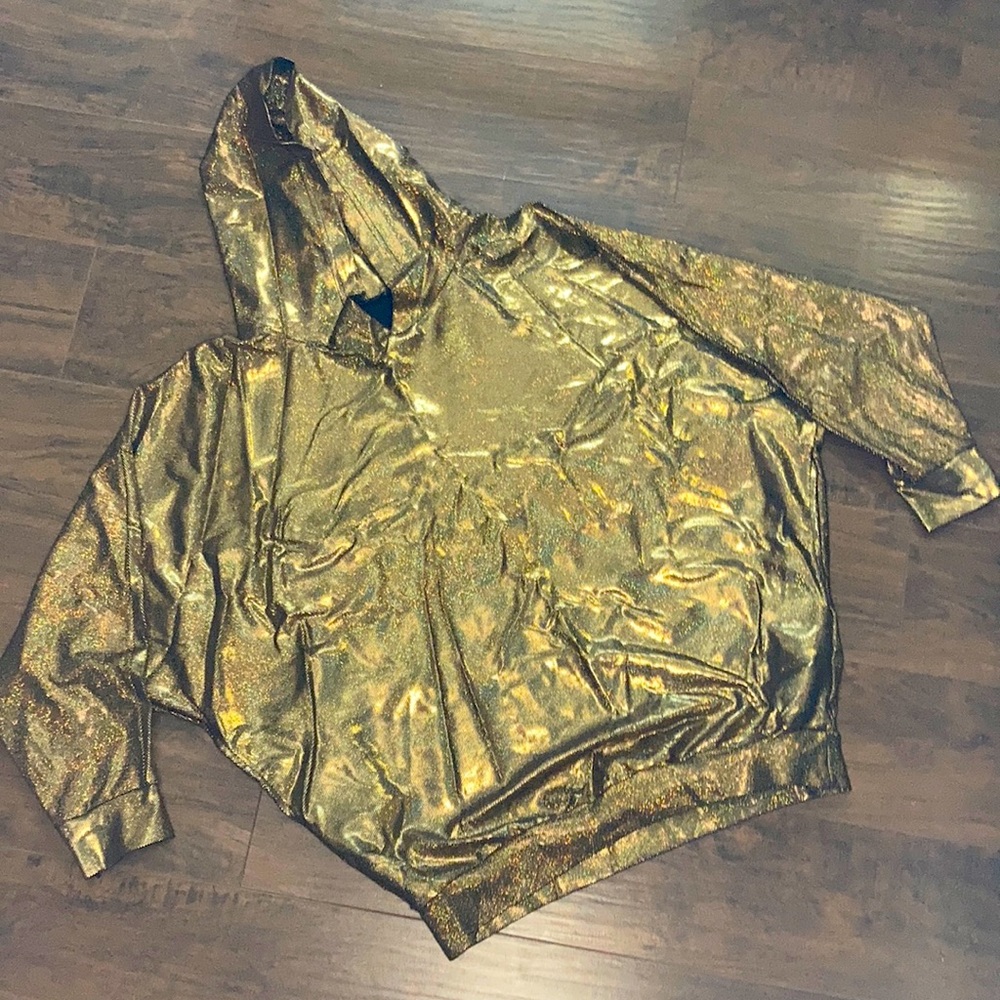 Rainbow Sparkle Hoodie from American Apparel